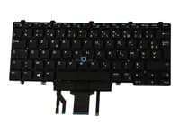 DELL W93F7, Näppäimistö, ranska, Taustavalaistu näppäimistö, DELL, Latitude E5450, E7450