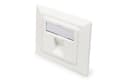 Miniatyrbilde 4 av 5: DIGITUS DN-93811 - Monteringsplate - hvit, RAL 9010 - 1 port