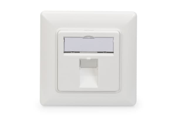 DIGITUS DN-93811 - Monteringsplate - hvit, RAL 9010 - 1 port