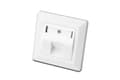 Miniatyrbilde 2 av 5: DIGITUS DN-93811 - Monteringsplate - hvit, RAL 9010 - 1 port
