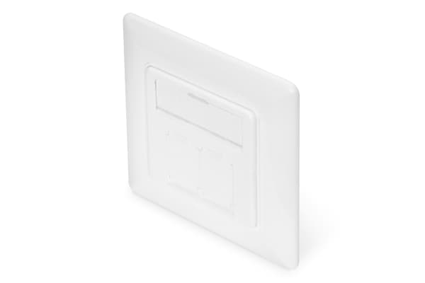 DIGITUS Professional DN-93831 - Monteringsplatta - kritvit - 2 portar