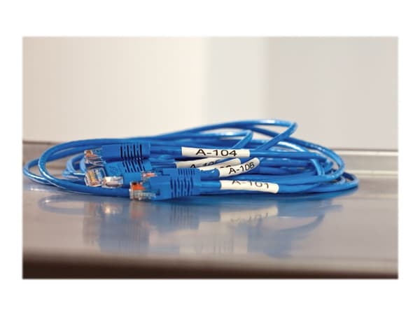 DYMO XTL - Permanet adhesiv - svart på hvitt - Rull (2,4 cm x 2,7 m) 1 kassett(er) tape - for XTL 300, 500