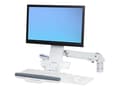 Pikkukuva 2 / 5: Ergotron StyleView, 13,2 kg, 61 cm (24"), 75 x 75 mm, 100 x 100 mm, Valkoinen