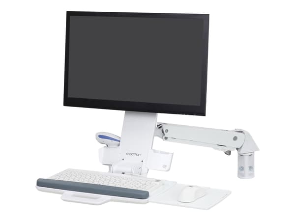 Ergotron StyleView, 13,2 kg, 61 cm (24"), 75 x 75 mm, 100 x 100 mm, Valkoinen Valkoinen