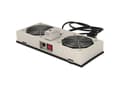 Miniatyrbilde 5 av 5: DIGITUS Professional DN-19 FAN-2-WM-I - Systemviftebrett - med 2 kjølevifter, termostat - AC 220/240 V - 19"