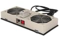 Miniatyrbilde 2 av 5: DIGITUS Professional DN-19 FAN-2-WM-I - Systemviftebrett - med 2 kjølevifter, termostat - AC 220/240 V - 19"