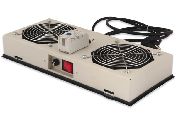 DIGITUS Professional DN-19 FAN-2-WM-I - Systemviftebrett - med 2 kjølevifter, termostat - AC 220/240 V - 19"