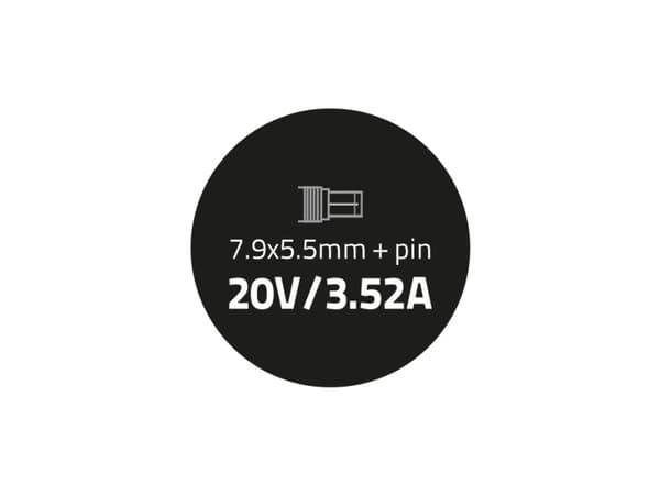 Qoltec - Strömadapter - AC 100-240 V - 65 Watt - för IBM ThinkPad X22 2660, 2662