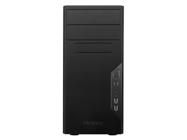 Antec VSK3000 Elite, Mini Tower, PC, Musta, mikro ATX, Mini-ITX, SGCC, 16 cm