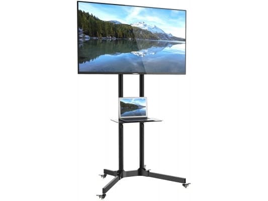 Techly ICA-TR6, 76,2 cm (30"), 165,1 cm (65"), 60 kg, -15 - 15°, Svart