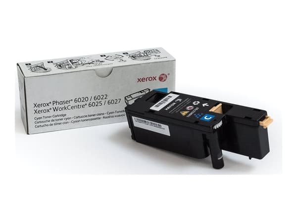 Xerox - Cyan - original - tonerpatron - for Phaser 6020V_BI, 6022/NI, 6022V_NI; WorkCentre 6025V_BI, 6027/NI, 6027V_NI