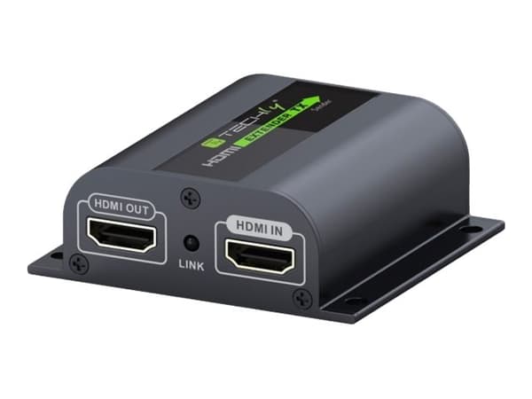 TECHly HDMI Extender with IR on Cat. 6 Cable - Sender og mottaker - video/lyd/infrarød-utvider - opp til 60 m