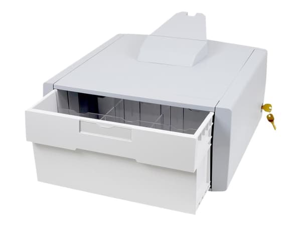 Ergotron StyleView Primary Storage Drawer, Single Tall - Monteringskomponent (skyveskuff) - låsbar - grå, hvit