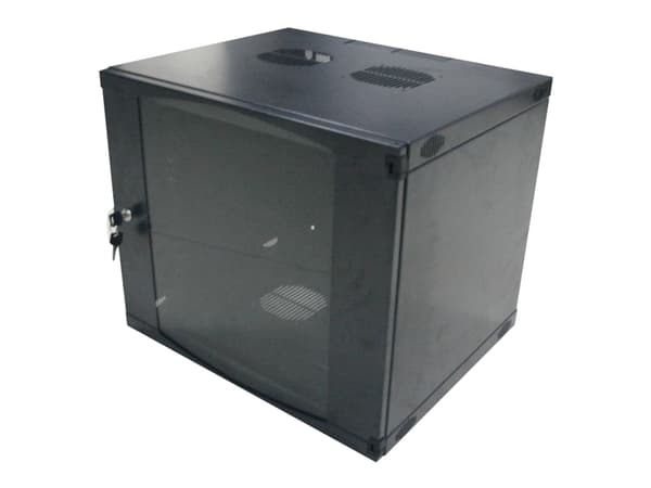 LogiLink - Skåp - väggmontering - mörkgrå, RAL 7021 - 15U - 19"