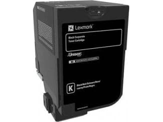 Lexmark - Svart - original - tonerpatron LCCP, Lexmark Corporate - for Lexmark CS720de, CS720dte, CS725de, CS725dte, CX725de, CX725dhe, CX725dthe