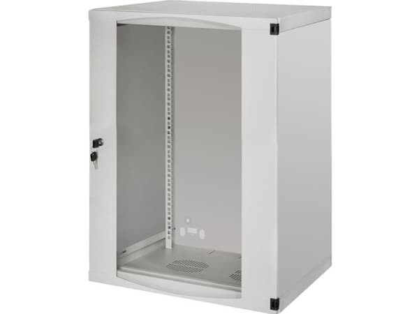 LogiLink - Skåp - väggmontering - ljusgrå, RAL 7035 - 15U - 19"