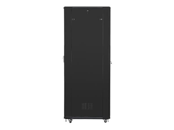 Lanberg - Rack skap - med 4 kjølevifter - 230 V - svart, RAL 9004 - 47U - 19"