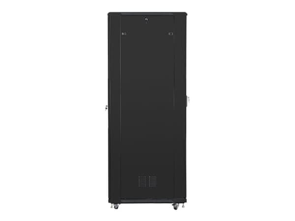 Lanberg - Rack skap - med 4 kjølevifter - 230 V - svart, RAL 9004 - 47U - 19"