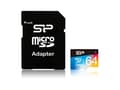 Miniatyrbild 5 av 5: SILICON POWER Superior Pro - Flash-minneskort (microSDXC till SD-adapter inkluderad) - 64 GB - UHS Class 3 - mikroSDXC UHS-I