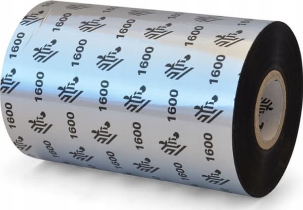 Zebra 1600 Wax - Svart - 110 mm x 450 m - skriverbånd