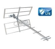 TechniSat 0004/6033, Utendørs, Sølv, Rundtvirkende, Aluminium, 75 O, 470 - 790 MHz