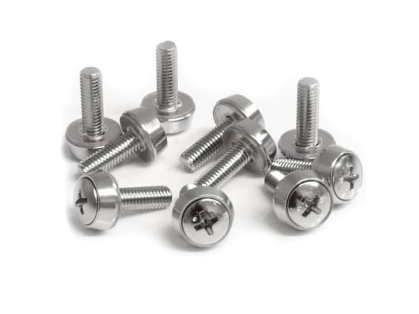 StarTech.com M5 x 12mm - Screws - 100 Pack - M5 Mounting Screws for Server Rack & Cabinet (CABSCREWSM5) - Skruvsats (paket om 100) - för P/N: RACK-18