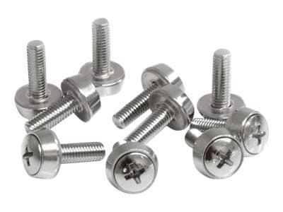 StarTech.com M5 x 12mm - Screws - 100 Pack - M5 Mounting Screws for Server Rack & Cabinet (CABSCREWSM5) - Skruvsats (paket om 100) - för P/N: RACK-18
