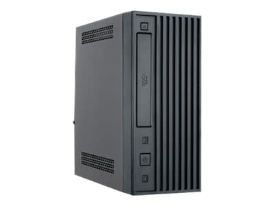 Chieftec UNI Series BT-02B - Tower - mini-ITX 250 watt - svart - USB/lyd Sort