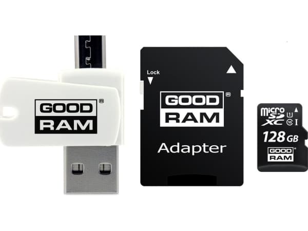 Goodram M1A4-1280R11, 128 GB, MicroSDHC, Klass 10, UHS-I, 60 MB/s, 10 MB/s