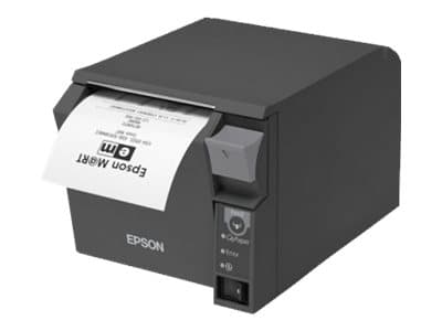 Epson TM-T70II (025C0): UB-E04 + Built-in USB, PS, Black, EU, Suoralämpö, Maksupäätetulostin, 180 x 180 DPI, 250 mm/s, 250 mm/s, ANK musta