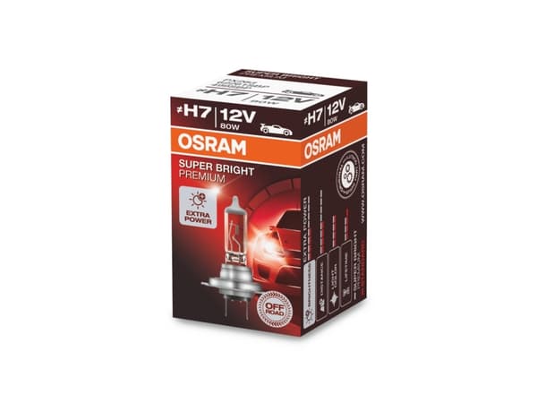 Osram Super Bright Premium - H7 - 80W - 12V - Off-Road