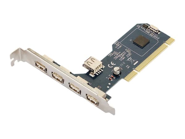Microconnect MC-USB-NEC2.0, PCI, USB 2.0, 480 Gbit/s, 5 - 35 °C, 115 mm, 83 mm