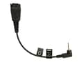 Miniatyrbild 1 av 5: Jabra - Headset-kabel - mikrojack hane till Snabburkoppling hane