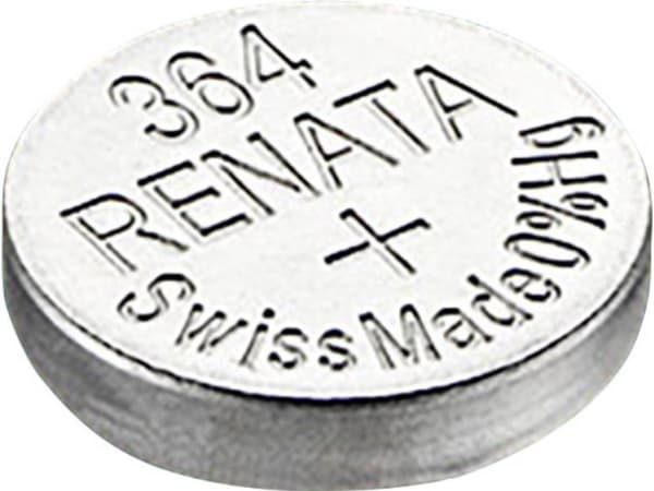 364 Knapcellebatteri Sølvoxid 1.55 V 19 mAh Renata SR60 1 stk
