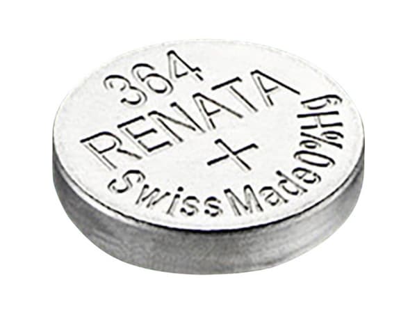364 Knapcellebatteri Sølvoxid 1.55 V 19 mAh Renata SR60 1 stk