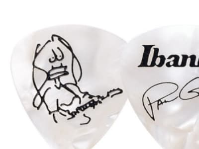 Ibanez B1000PG-PW, Pärlemorfärgad, Vit, Bild, 6 styck