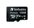 Miniatyrbild 2 av 5: Verbatim Premium - Flash-minneskort (SD-adapter inkluderad) - 128 GB - UHS Class 1 / Class10 - 300x - mikroSDXC UHS-I