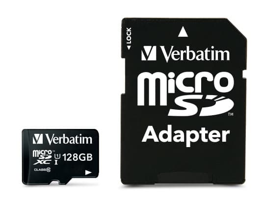 Verbatim Premium - Flashminnekort (SD-adapter inkludert) - 128 GB - UHS Class 1 / Class10 - 300x - microSDXC UHS-I