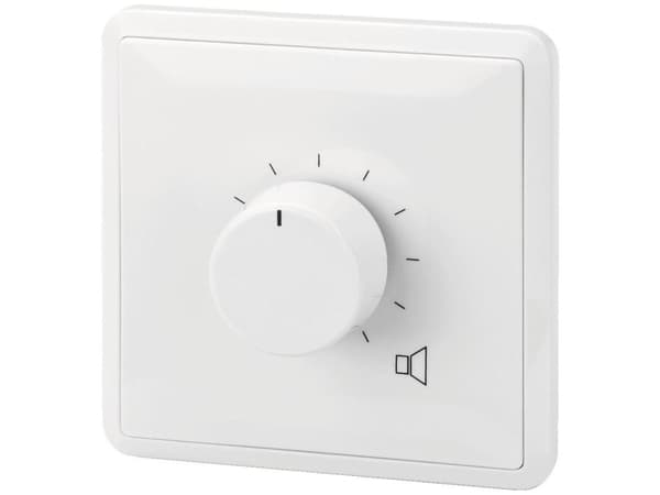 Monacor ATT-3100PEU, Käännettävä äänenvoimakkuuden säätö, Seinään asennettava, Valkoinen, 20 - 18000 Hz, 100 W, 80 mm