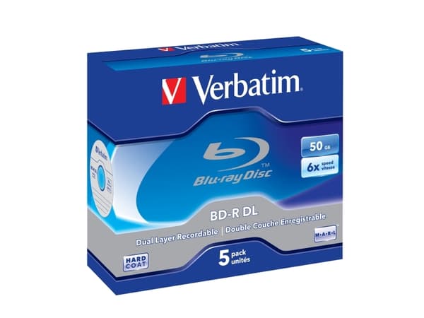 Verbatim - 5 x BD-R DL - 50 GB 6x - CD-eske