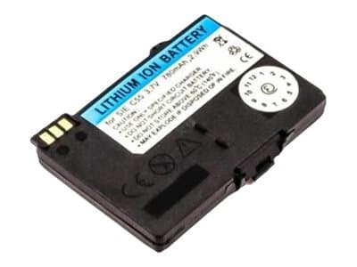 CoreParts - Batteri - 750 mAh - svart - för Siemens A52, A55, A57, A65, A70, C60, C62, M55, M56, MC60, S55