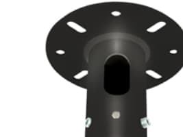 B-TECH System 2 BT7822 - Komponenter for montering (takplate, takplate deksel) - svart