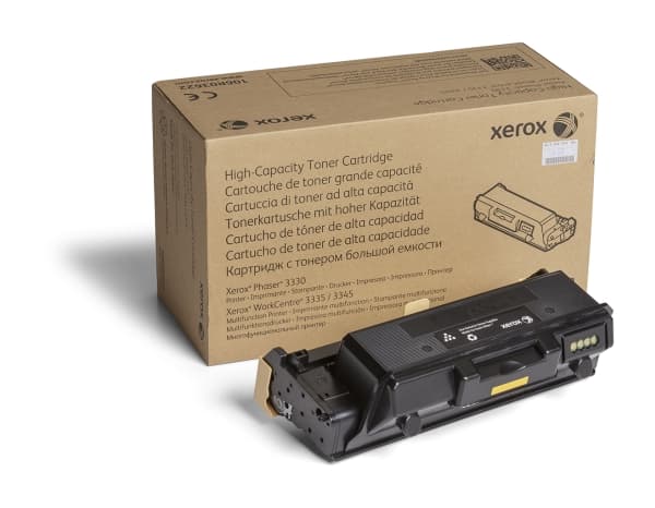 Xerox Phaser 3330 WorkCentre 3335/3345 MUSTA värikasetti (suuri kapasiteetti, 8500 sivua), 8000 sivua, Musta, 1 kpl
