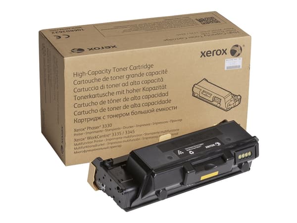Xerox Phaser 3330 WorkCentre 3335/3345 MUSTA värikasetti (suuri kapasiteetti, 8500 sivua), 8000 sivua, Musta, 1 kpl
