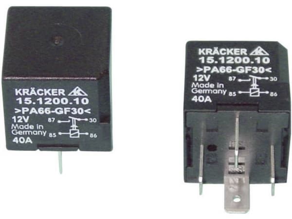 Kräcker 15.1200.10 Automotive Relay 12 V/Dc 40 A 1 No Contact