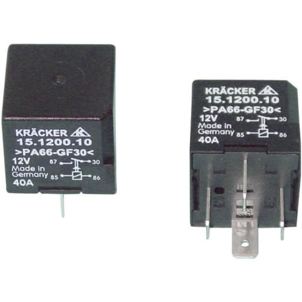 Kräcker 15.1200.10 Automotive Relay 12 V/Dc 40 A 1 No Contact
