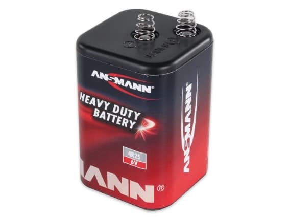 Ansmann 1500-0003, Engångsbatteri, 6V, Zink-Kol, 6 V, 1 styck, 9000 mAh