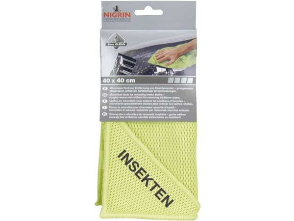 NIGRIN 71502 Insekten Mikrofiberklud 1 stk (L x B) 40 cm x 40 cm