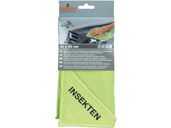 NIGRIN 71502 Insekten Mikrofiberklud 1 stk (L x B) 40 cm x 40 cm