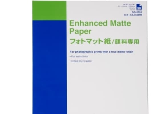 Epson Enhanced Matte - Matt - 260 mikroner - A2 (420 x 594 mm) - 192 g/m² - 50 ark papir - for SureColor P5000, SC-P7500, P900, P9500, T2100, T3100,